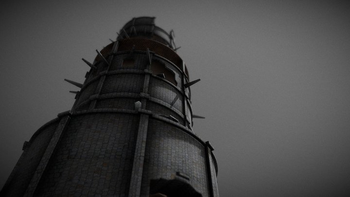 Parkour Tower 3D Model