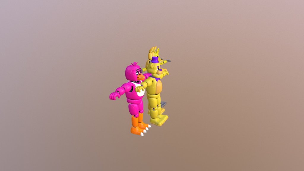 The Return of Fredbear and Friends - A 3D model collection by Dhanib -  Sketchfab