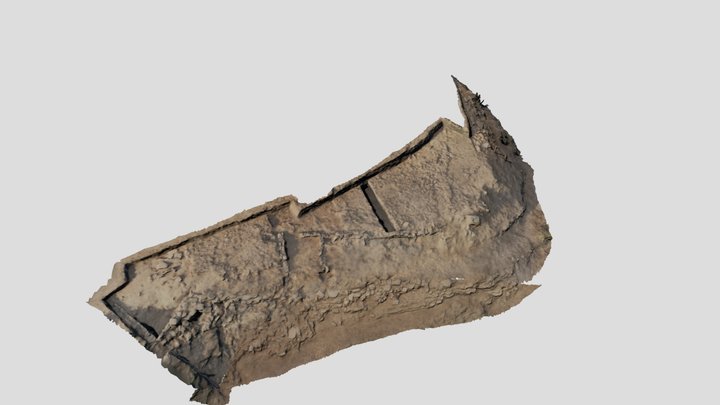 Muralla Sud jaciment Puig Ciutat 3D Model