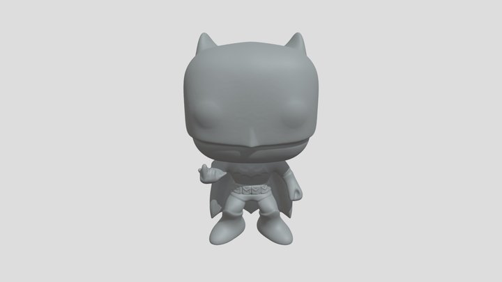 Batman middle finger 3D Model