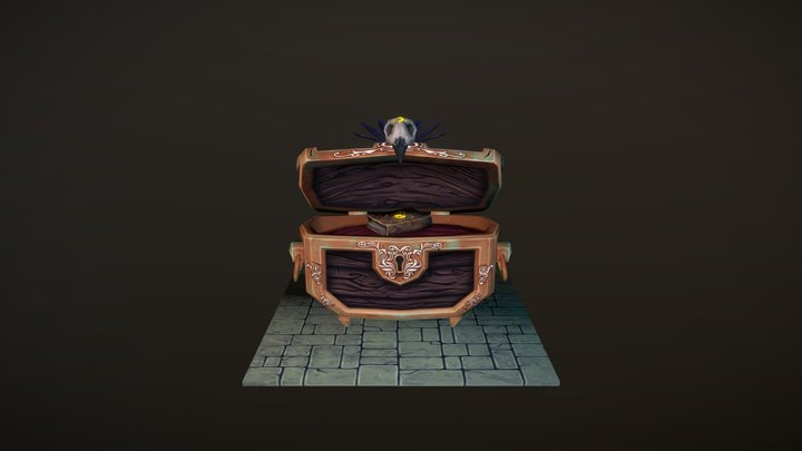 Treasure Chest 3D Model