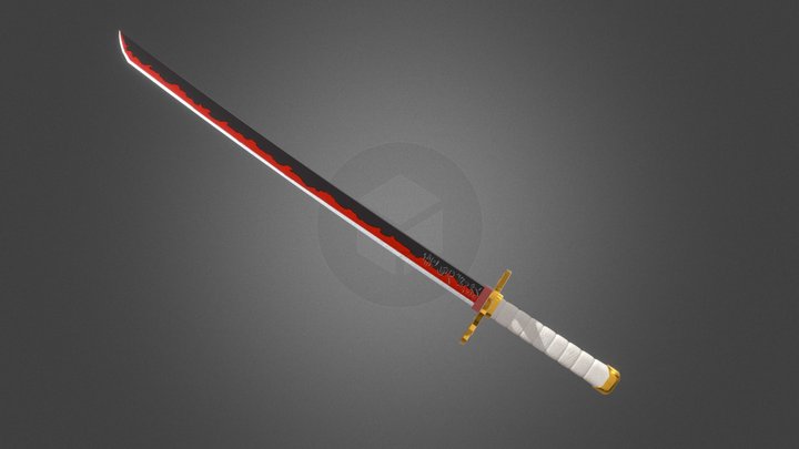 Rengoku's Sword 3D Model