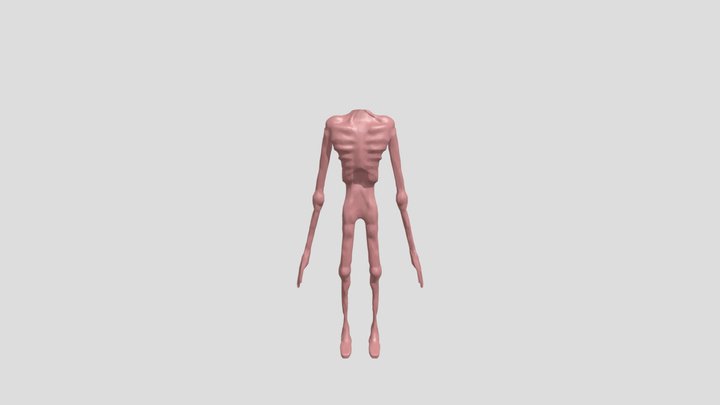 Headless horror skunx siren head (reupload) 3D Model