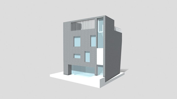 다문리협소상가주택 3D Model