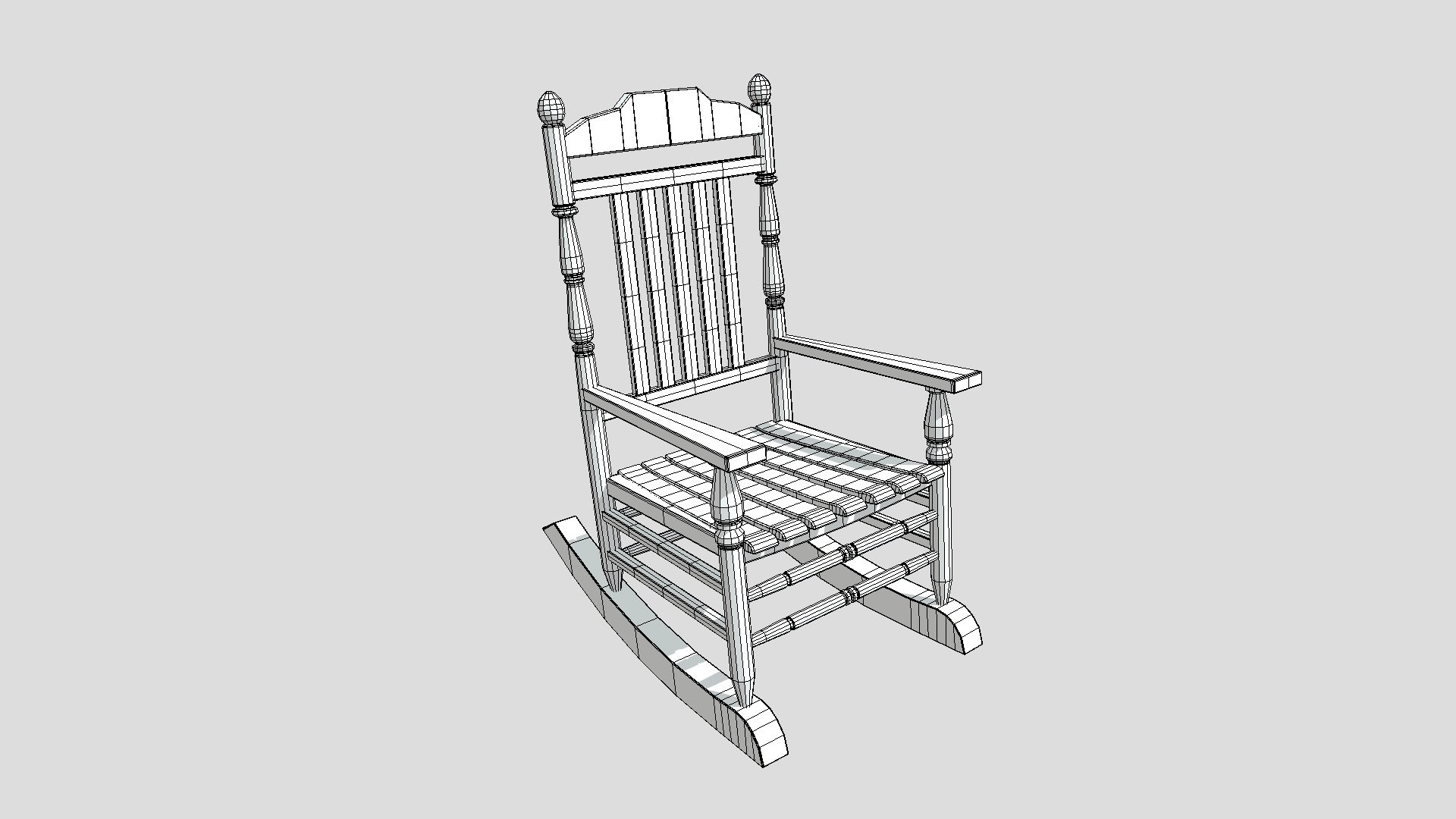 Rocking Chair - Download Free 3D model by NiakokoSu [3def8ef] - Sketchfab