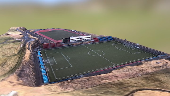 Svangaskar Football Stadium 3D Model