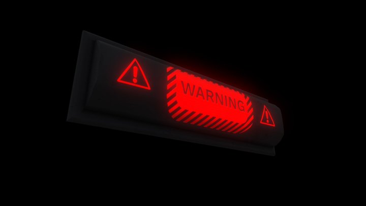 Warning Light 3D Model