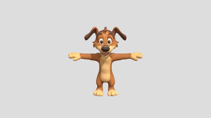 Dog 3D Model