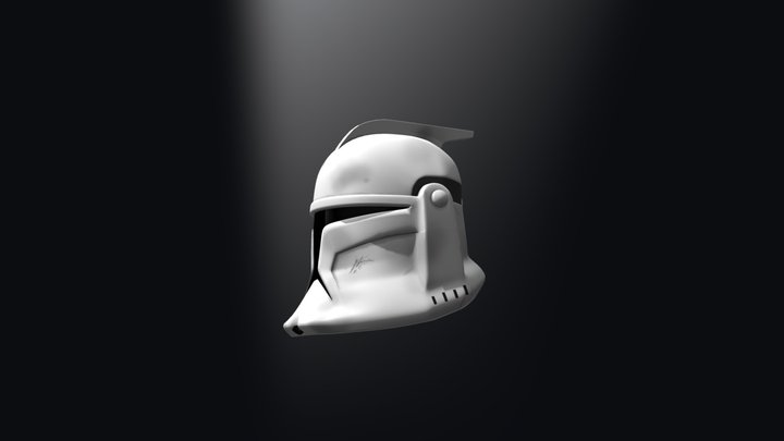 CloneTrooper helmet - Phase1 3D Model