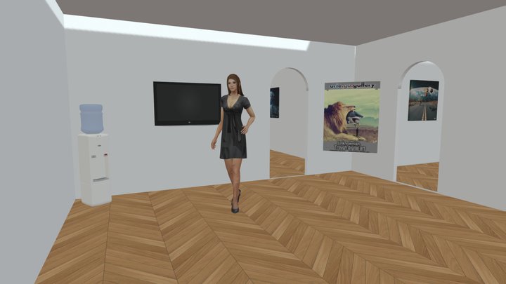 Showroom: Unknownian. Trough digital art 3D Model