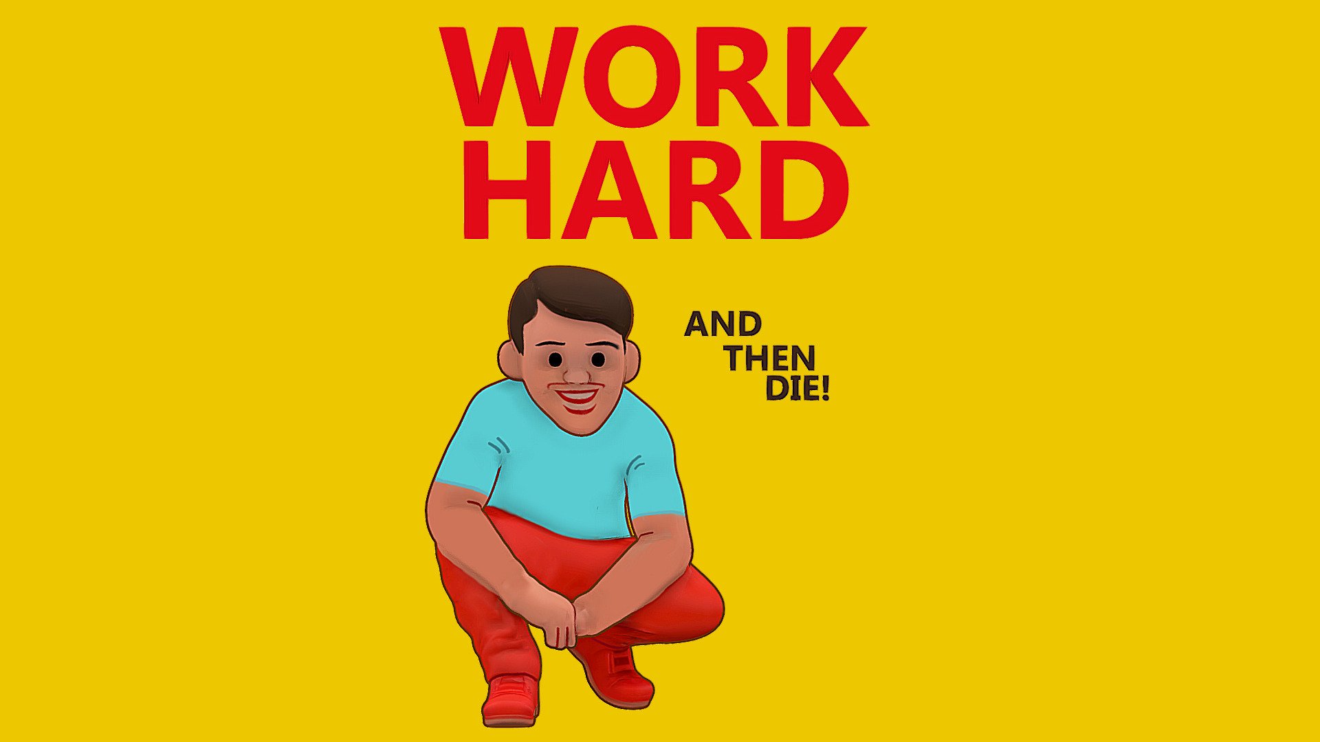 JoanCornella「Work Hard and Then Die」版画 All in the details… A closer look at 'Work Hard and Then Die' – a