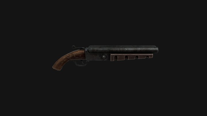 Supershotgun 3D Model