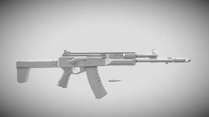 AK-12 3D Model