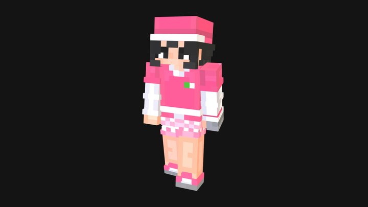 Birdie Fornite minecraft skin 3D Model