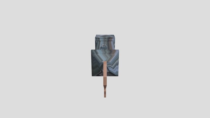textured flashlight 3D Model