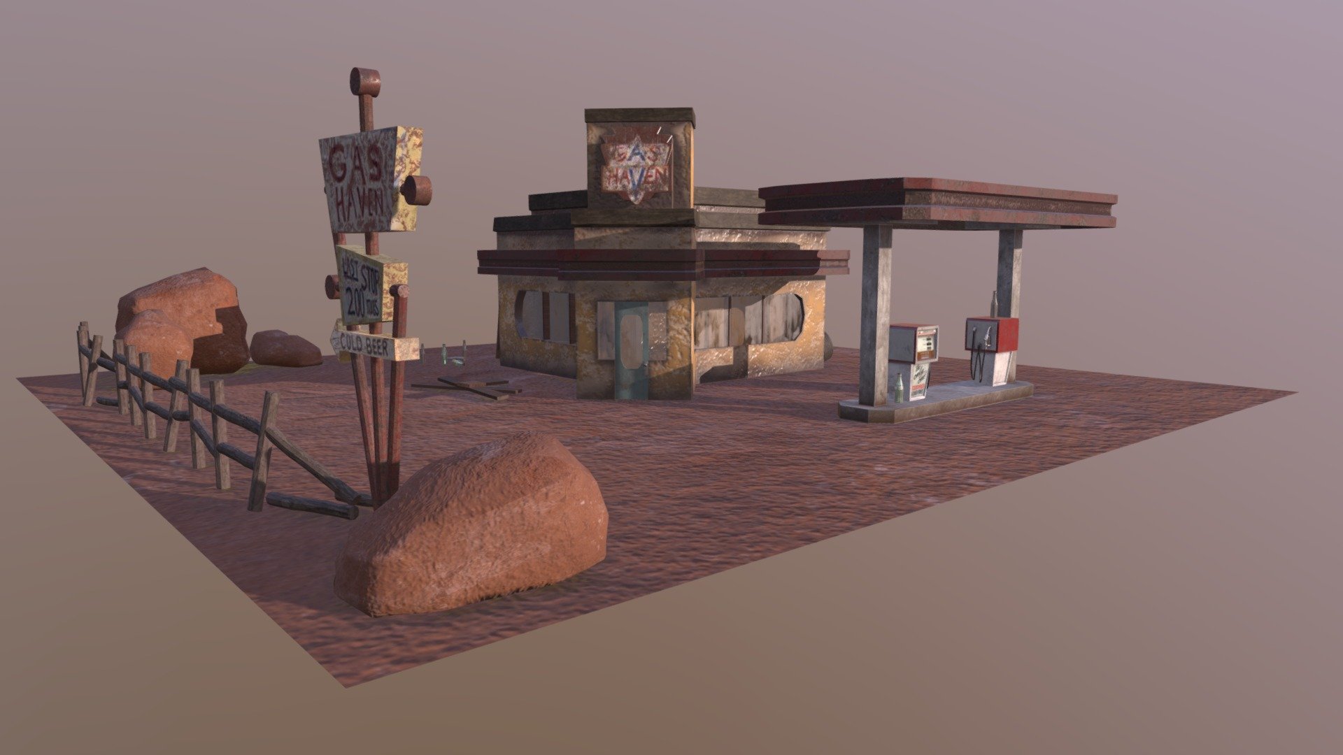 Abandoned Gas Station
