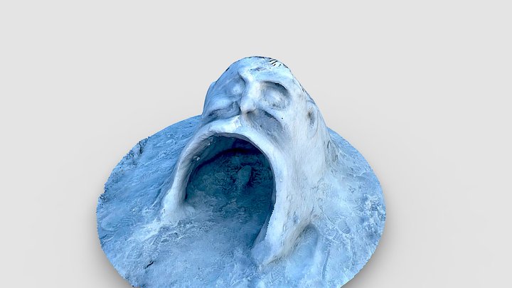 Day 38: snow face – Free 3D Model STL