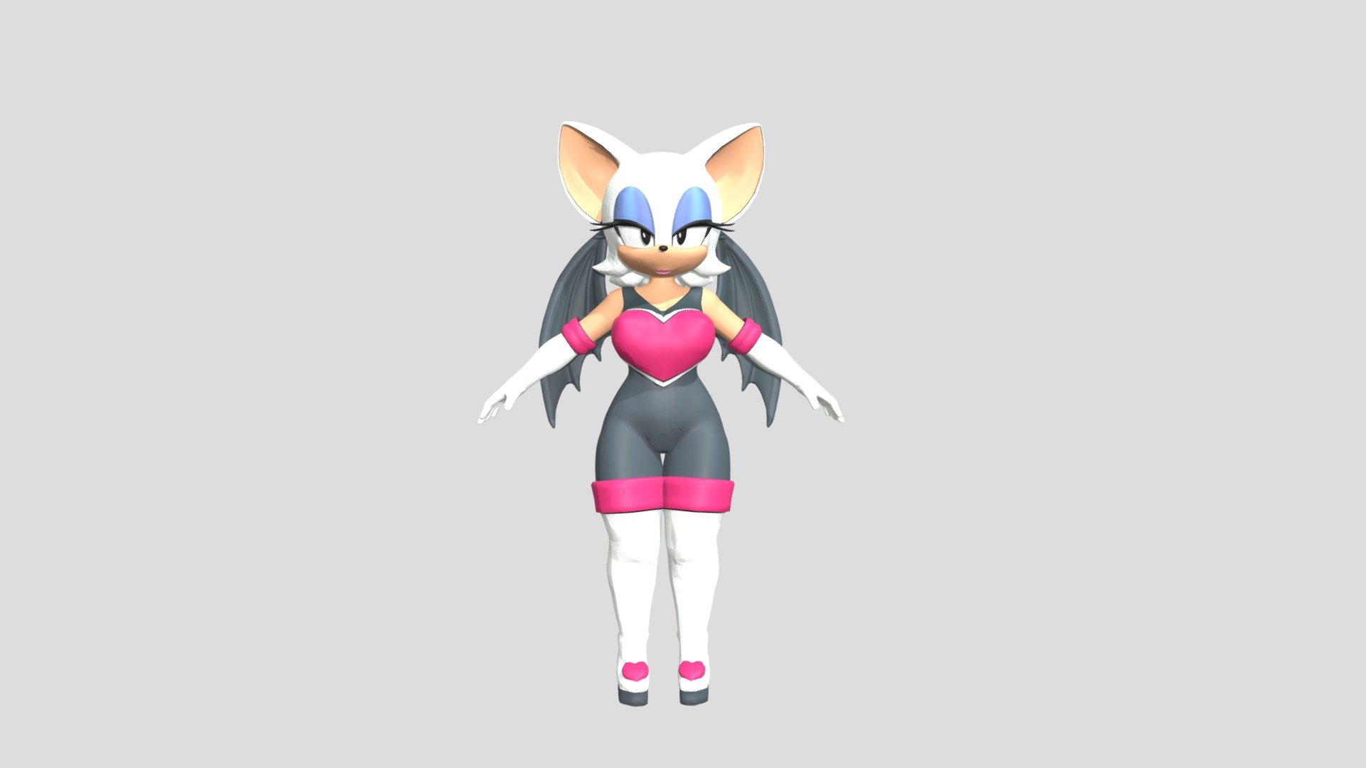 Rouge The Bat - Download Free 3D model by Dhext3r (@Gh4xt3r) [3df5ac5 ...
