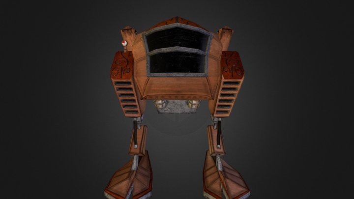Steampunk Walker 3D Model