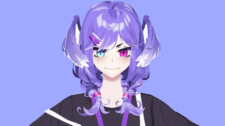 Selen Tatsuki 【VTuber Character】 3D Model