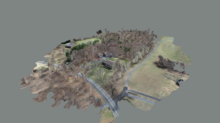 Property on Ball Road - 3D Model 3D Model