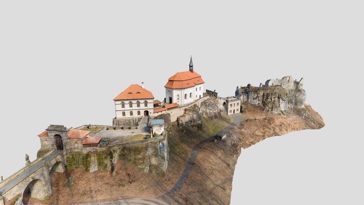 Valdstejn castle 3D Model