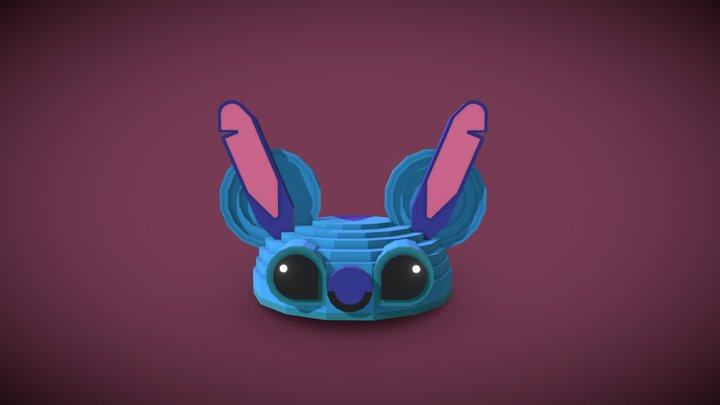 Stitch Ears Hat 3D Model