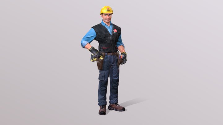 Mister Worker 2.0 - copy 3D Model
