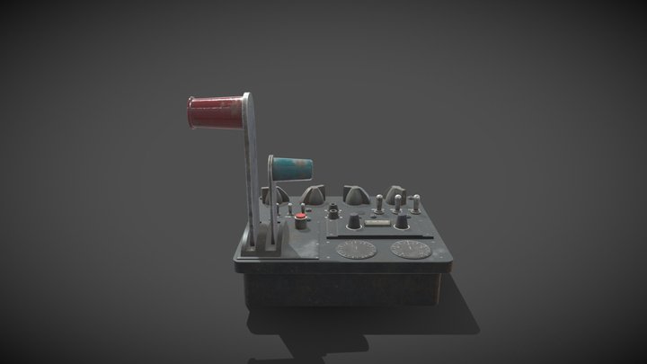 Old Panel Control 3D Model