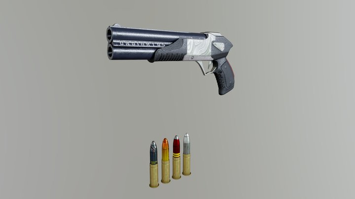 Ordinatus gun 3D Model