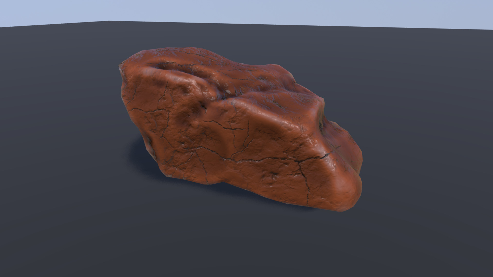 3D model Low Poly Rock - This is a 3D model of the Low Poly Rock. The 3D model is about a close-up of a planet.