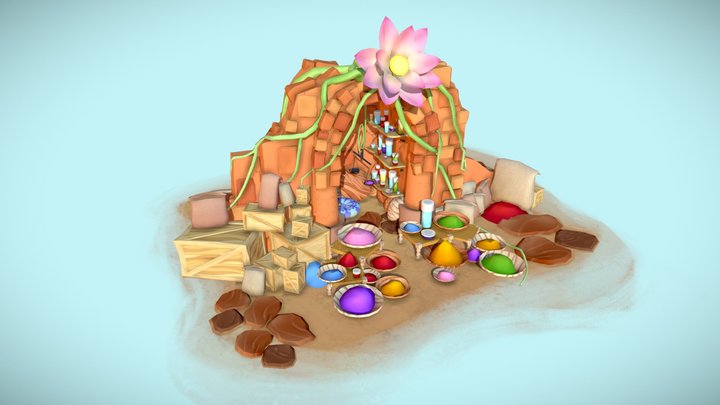 DAE Bazaar - 1001 Nights Spice Market 3D Model