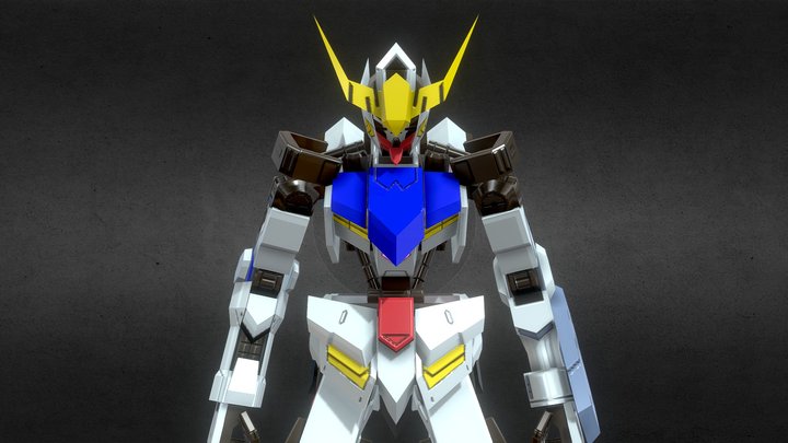 ガンダムバルバトス第1形態/ASW-G-08 Gundam Barbatos 1st form 3D Model