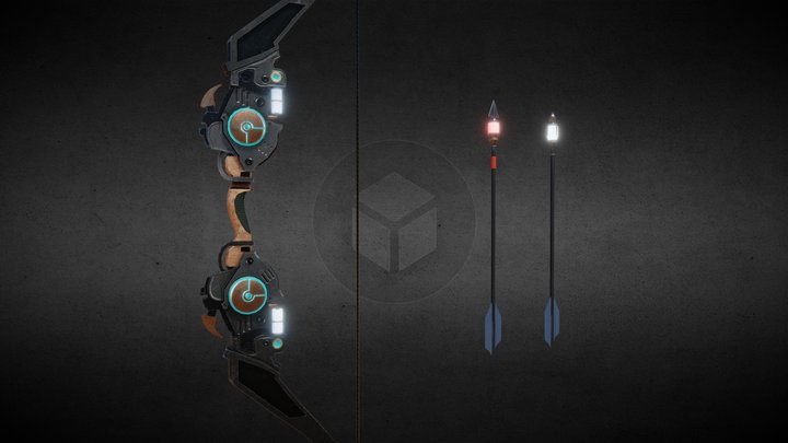 Sci fi Bow 3D Model