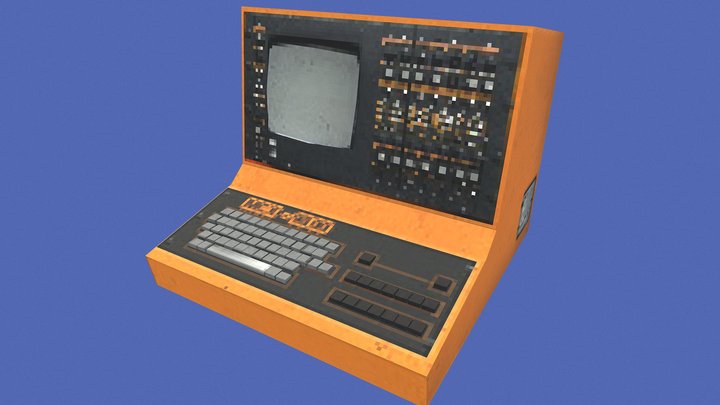 PSX Art - MCX Home Computer 3D Model