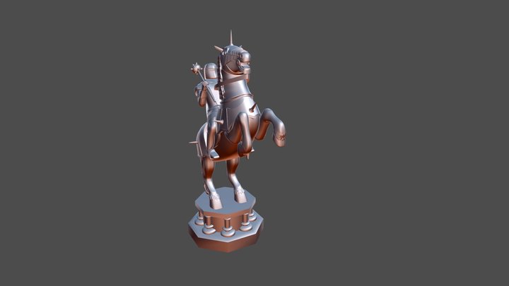 Horse, Chess Harry Potter! 3D Model