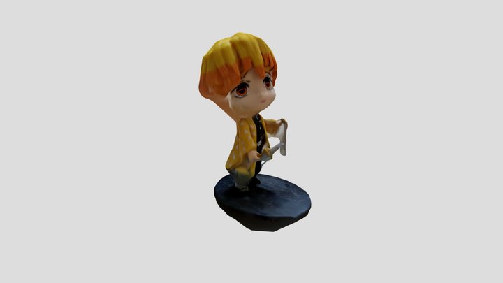 zenitsu anime character 3D Model