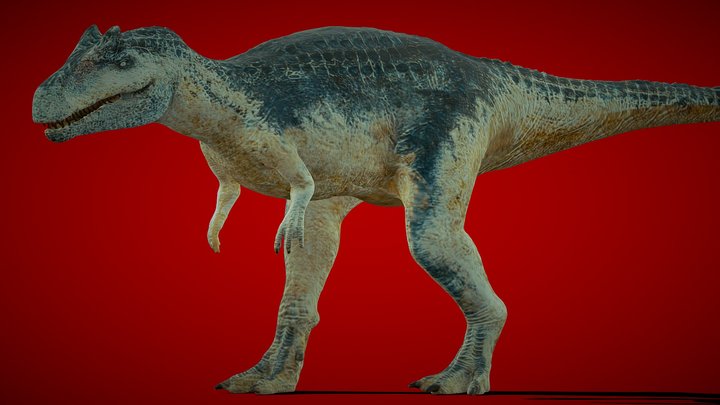Animated Allosaurus (Free) – Gratis 3D-model STL