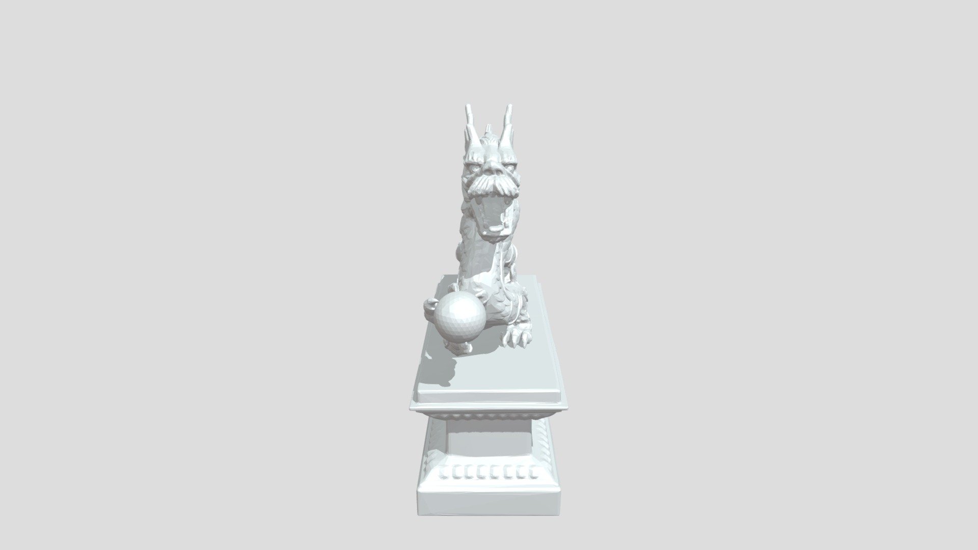 Dragon statue OPT - Download Free 3D model by reisherry [3dfc68e ...