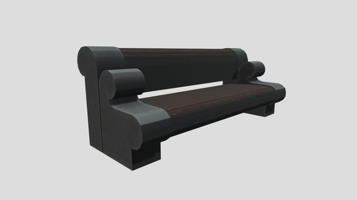 Simple Bench 3D Model
