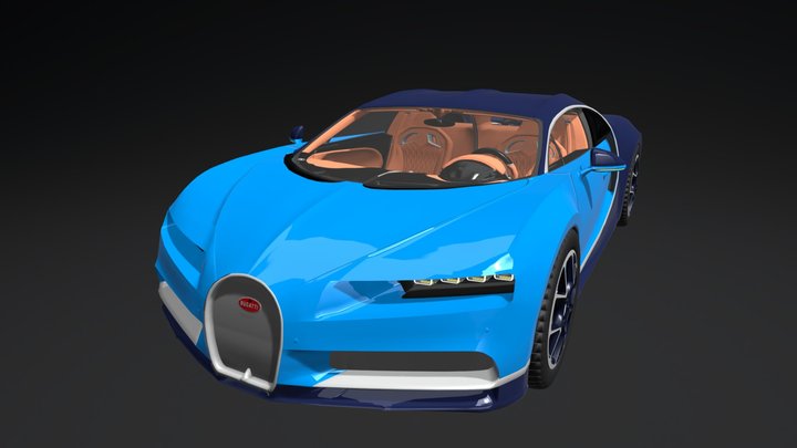 Bugatti Chiron 3DModel 3D Model