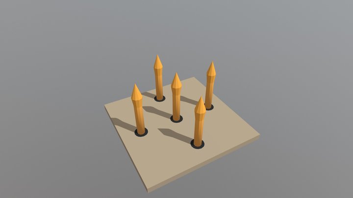 Spikes 3D Model