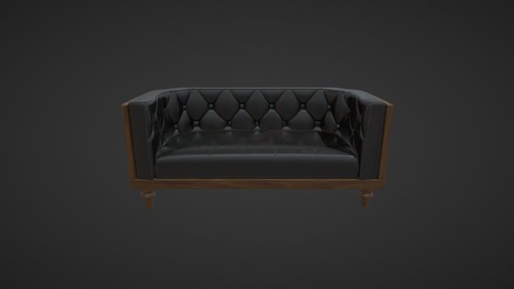 chesterfield sofa 3D Model