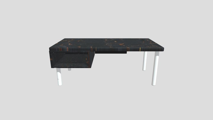 Компьютерный стол 3D Model