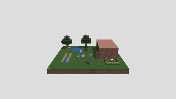 Casa minecraft 3D Model