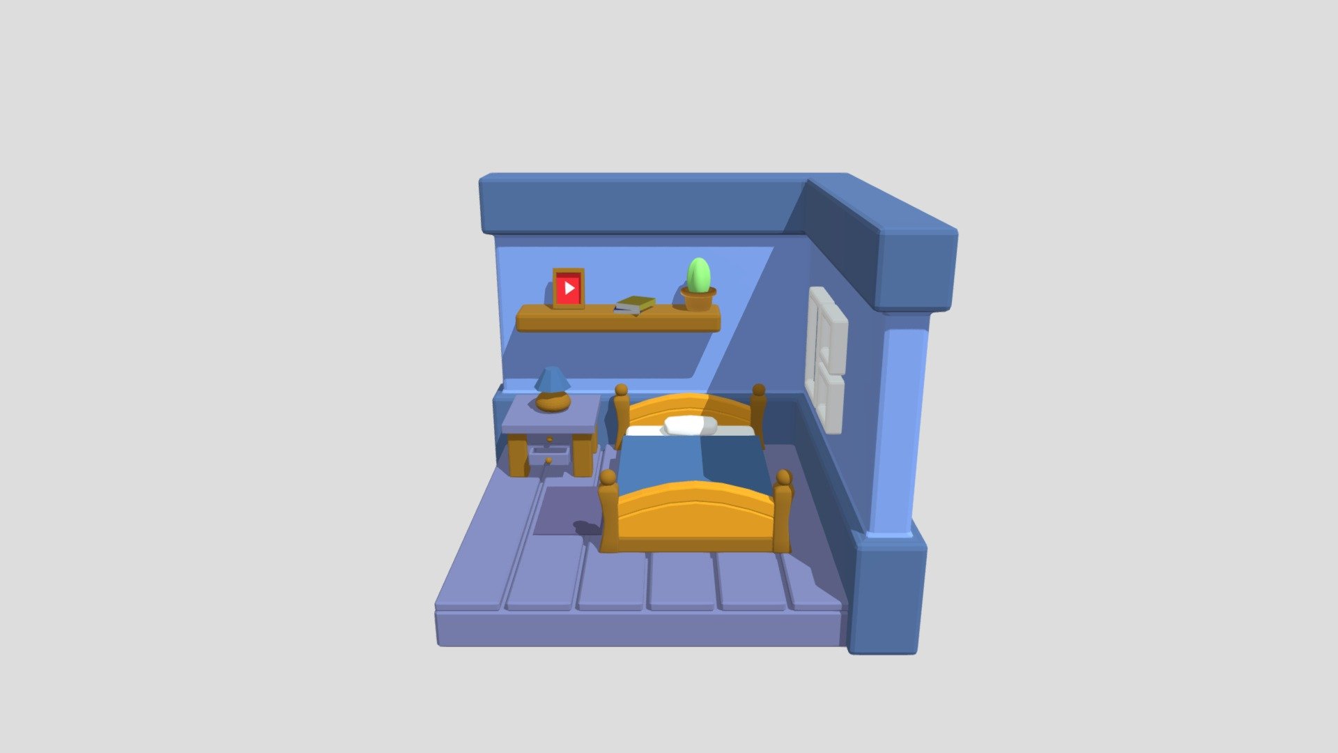 Bedroom 3d Model By Valxshan [3e009e3] Sketchfab