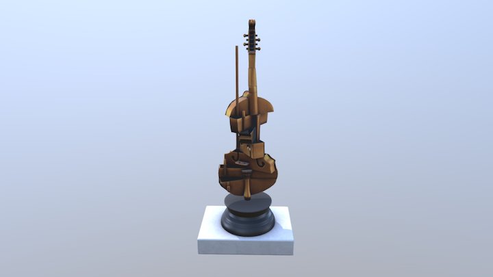 Violin Twist 3D Model