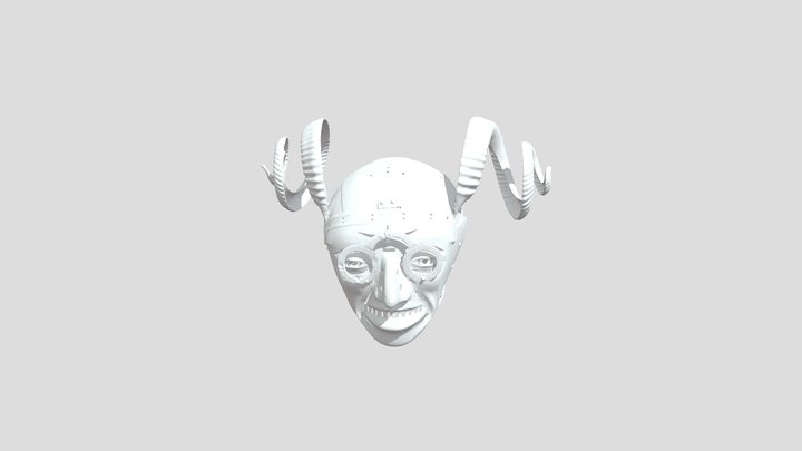 Horned Helmet 3D Model