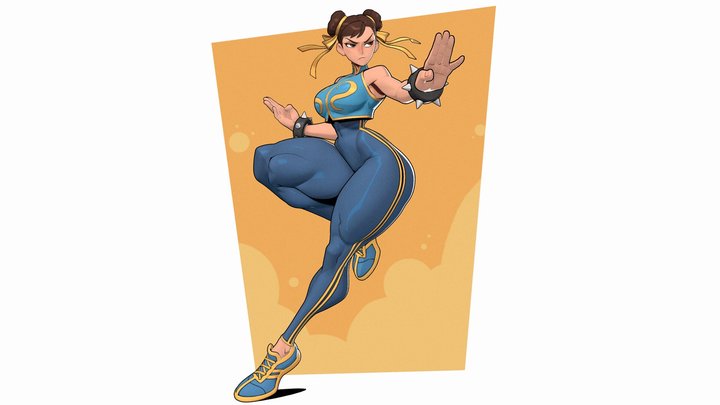 Chun-Li 3D Model