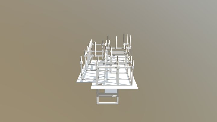 Residencia térrea Unifamiliar 3D Model